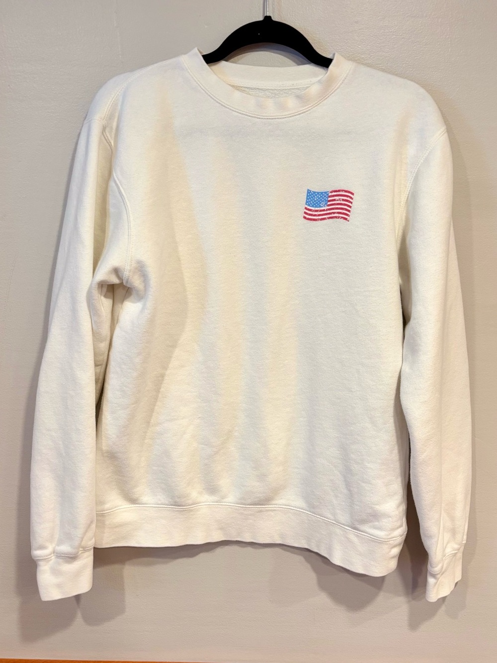 Living Fully Co Mallory Ervin I Love America Patriotic Crewneck Sweatshirt Small - Picture 2 of 8